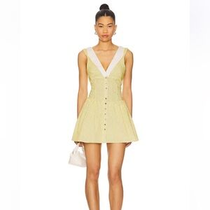 Marley Poplin Mini Dress in Lemon Dot
Frankies Bikinis